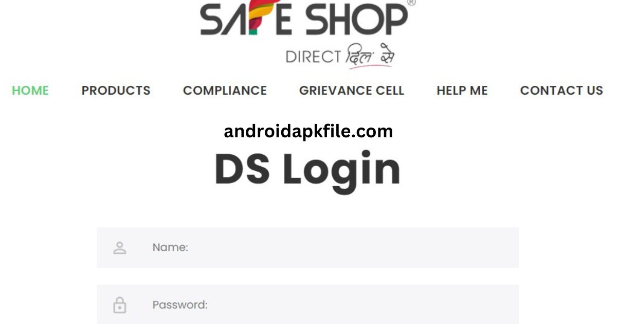 safe shop login